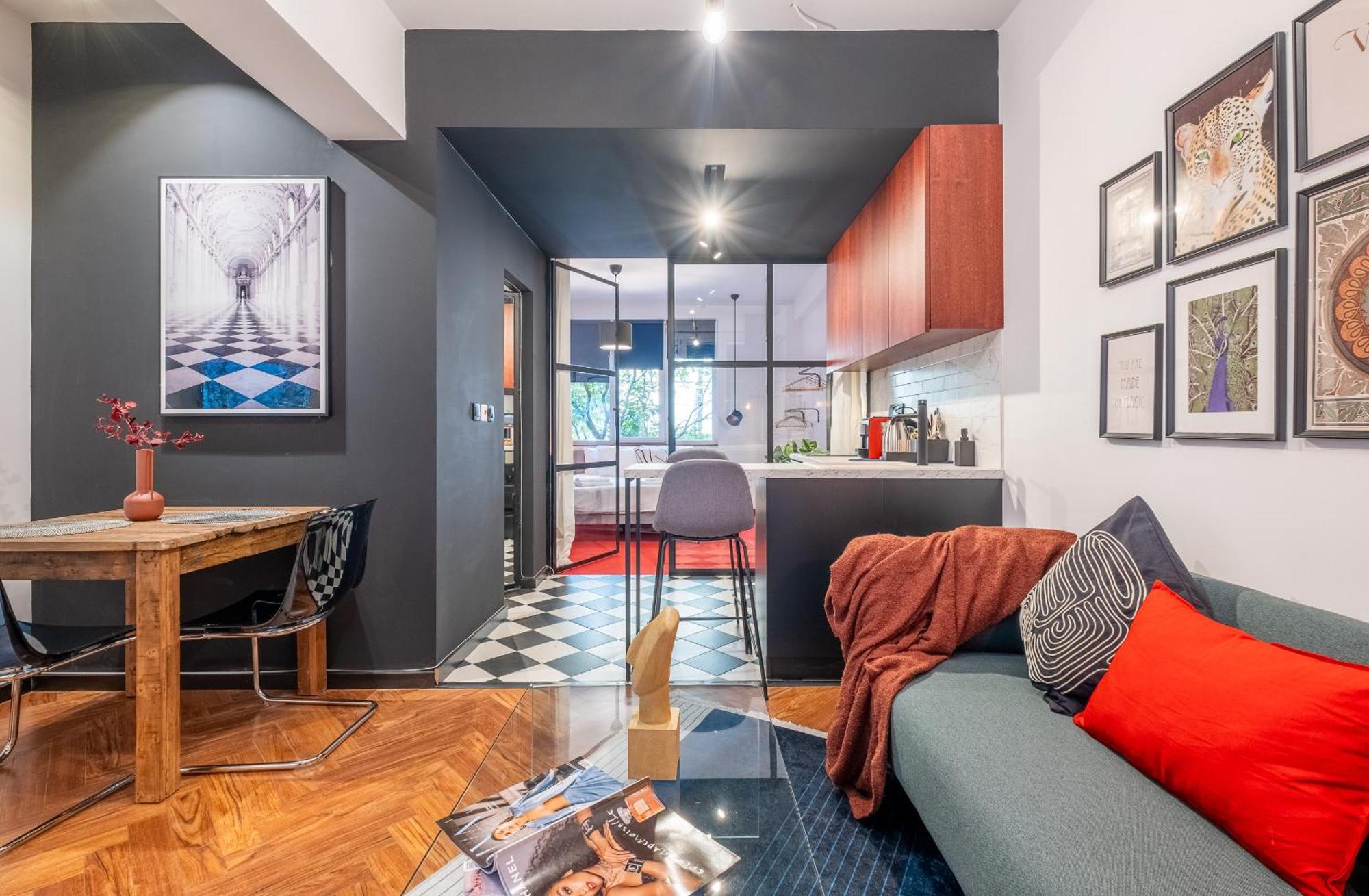Central Art-Inspired Flat With Private Garage Sofia Extérieur photo